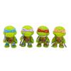 4Pcs/Set Kawaii Teenage Mutant Ninja Turtles Michelangelo Donatello Action Figure Car Ornaments Decor Tmnt Model Kids Hobby Toys