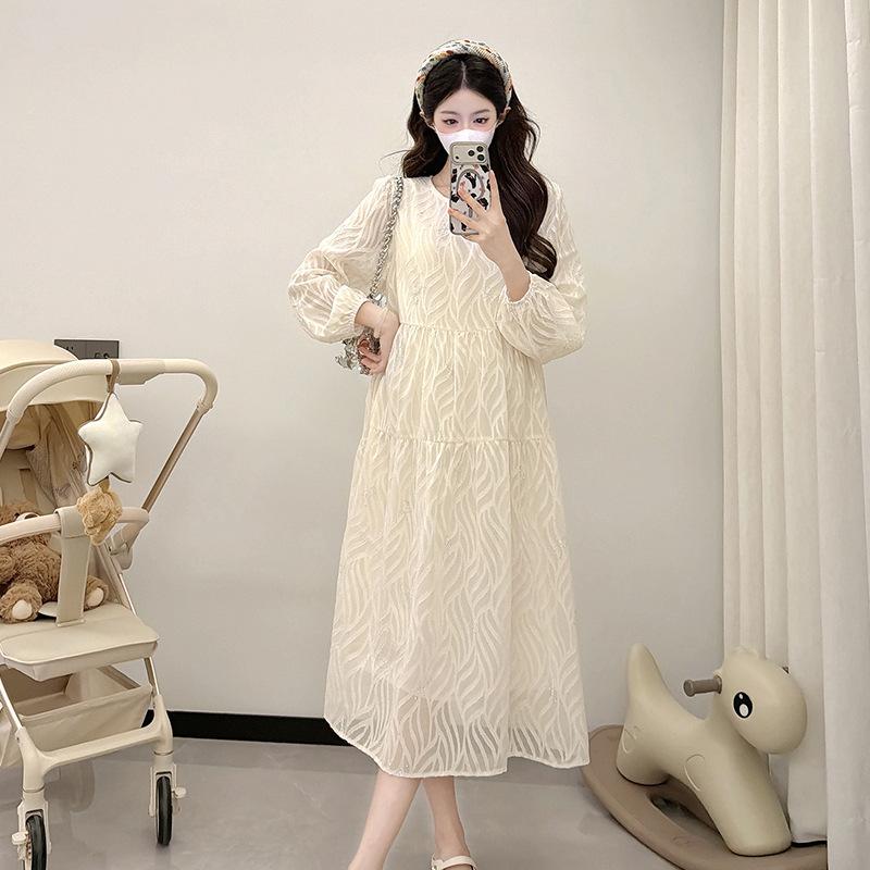 2026 Spring Plus Size Maternity Dress XL
