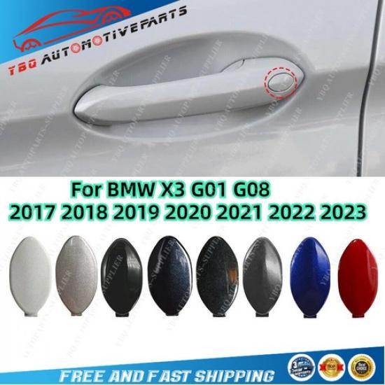 Car Door Handle Key Hole Cover Cap for BMW X3 G01 G08 2017 2018   -
