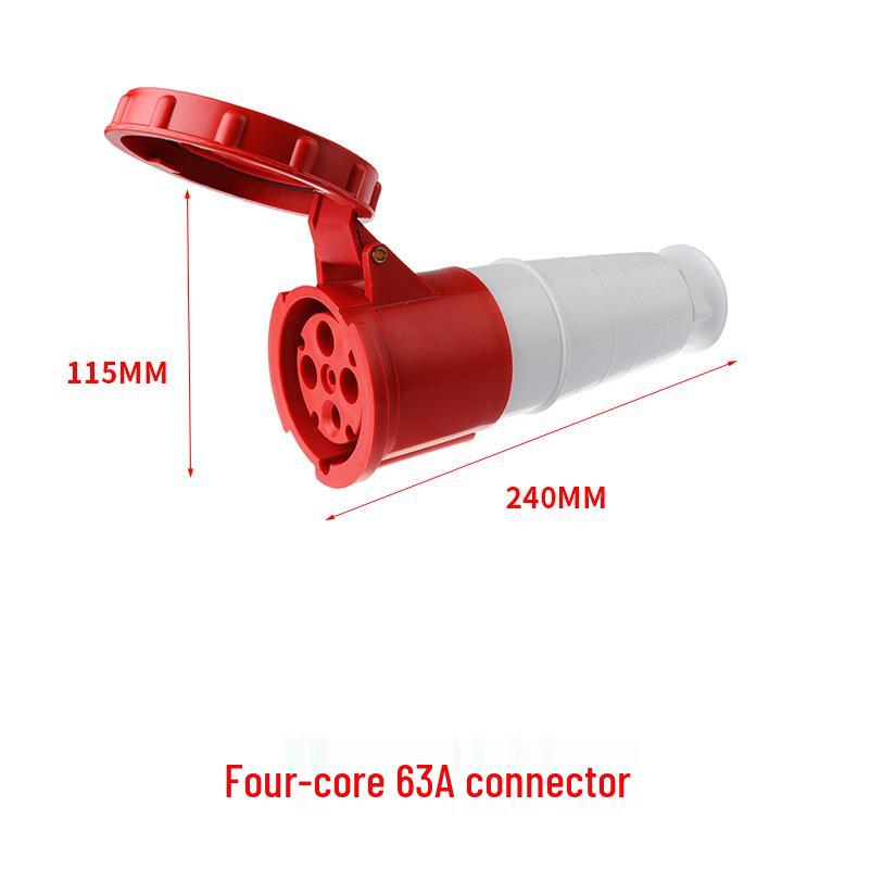 16/32A Waterproof Industrial Plug & Socket - Surface/Flush Mounted Aviation Connector