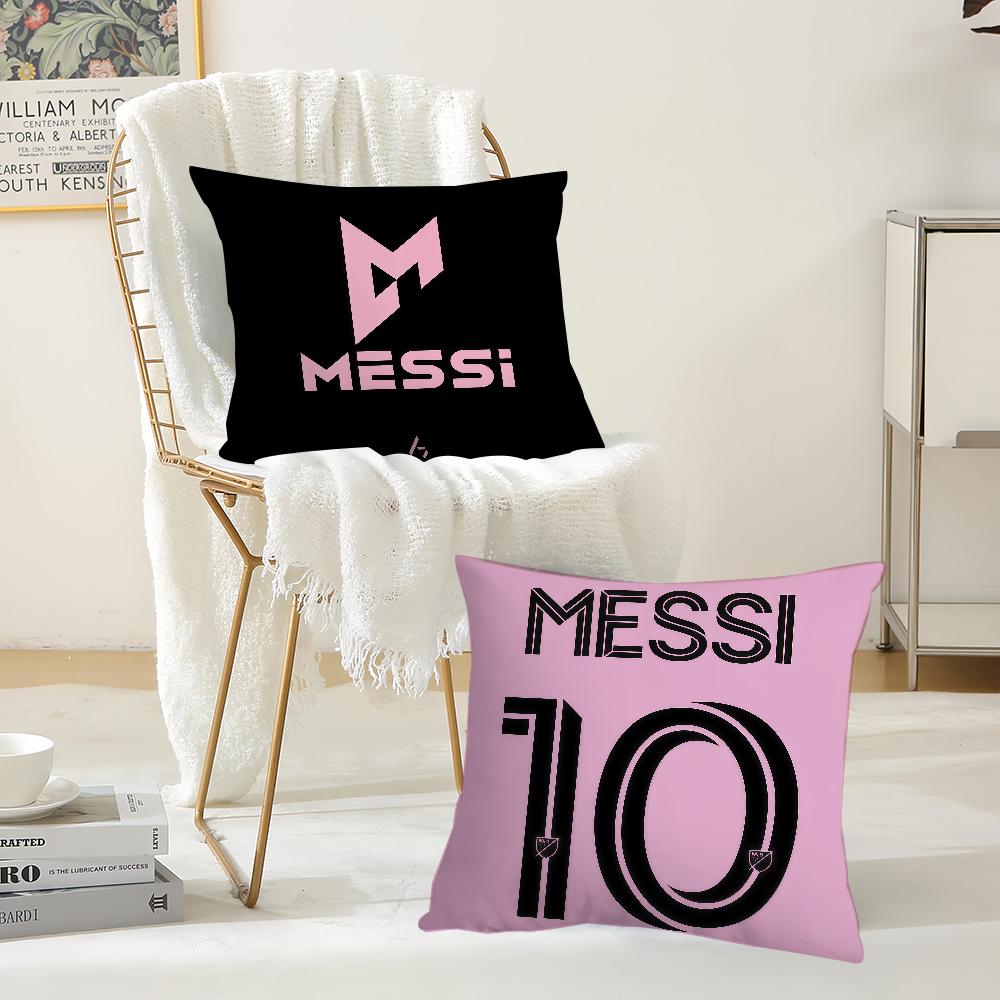 Fußballspieler L-lionel M-messi Kissenbezug Anwendbarer Bereich Für Gästezimmer Innenräume Autos Büro Hausdekoration