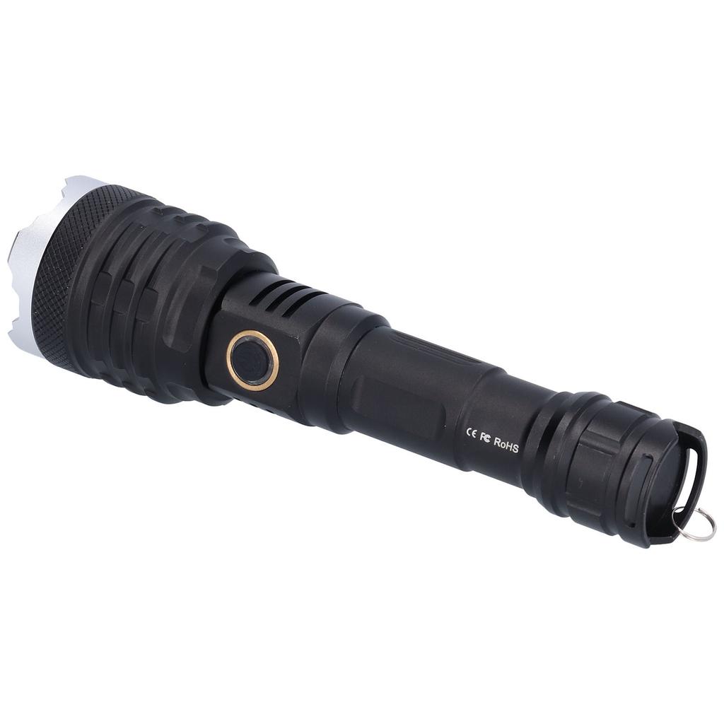 LED Flashlight 5?Gear 20000LM Waterproof Zoom Emergency Light for Home Hiking Camping USB Charging
