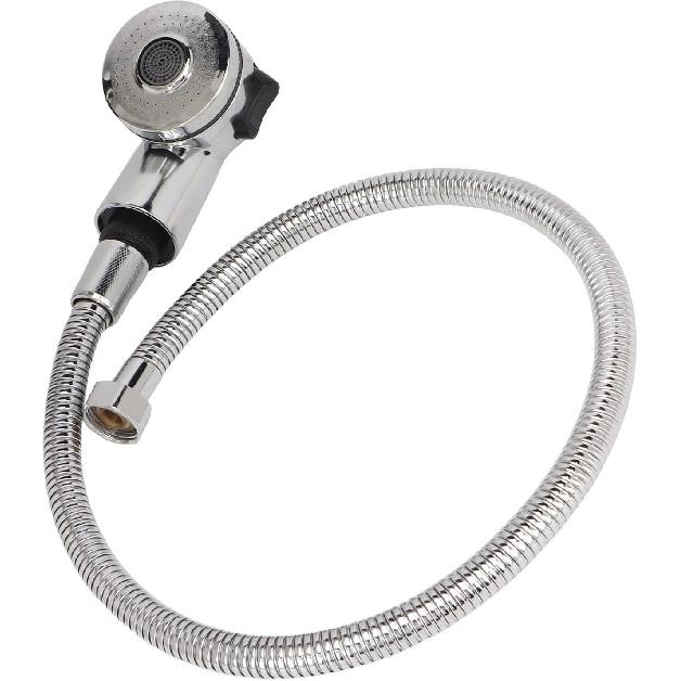 Sprayer Head and Sprayer Head and Hose Shampoo Bed Faucet Kit with 70cm Hose for Shampoo Bowl, Hose Shampoo Basin Sink Replacement Part for Salon,