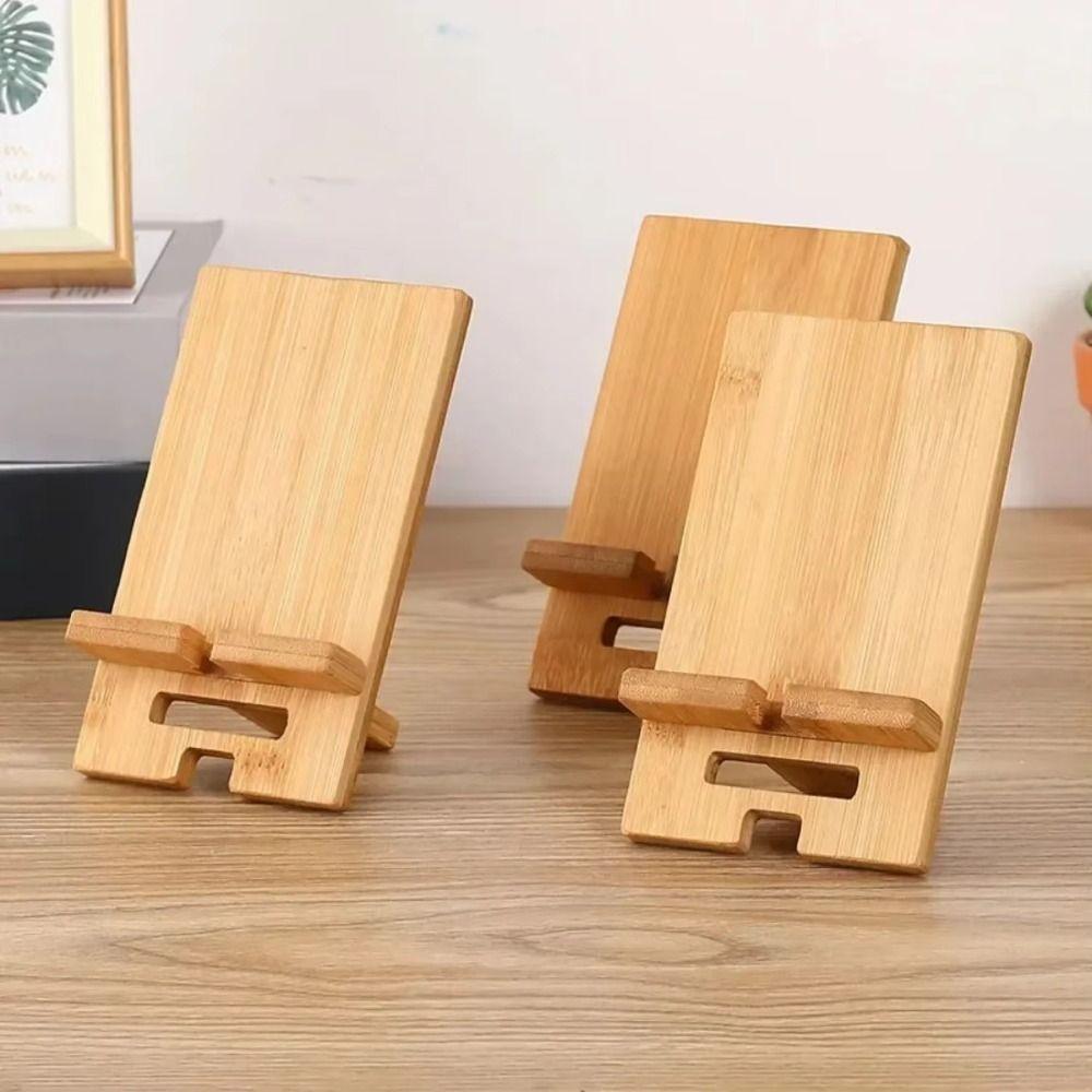 Massivholz Holz Handy Ständer Multifunktionaler Handy Halter Nachttisch Gebrauch