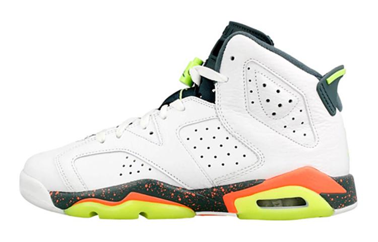 Jordan 6 Retro Bright Mango GS 384665-114 36.5