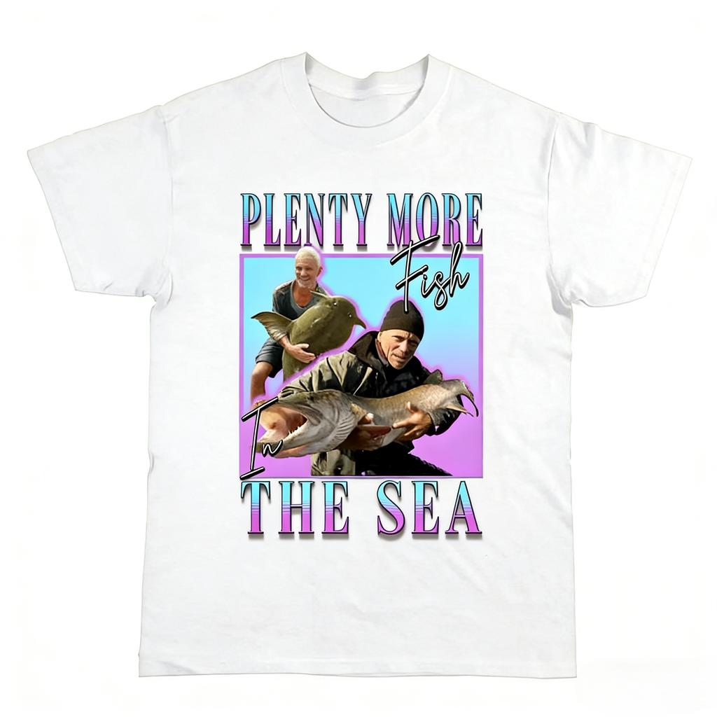 2026 River Monsters T-shirt Hommage Il y a plein d'autres poissons dans la mer Jeremy Wade Pêche au Poisson-chat Prédateur Homme Unisexe Vêtements Été