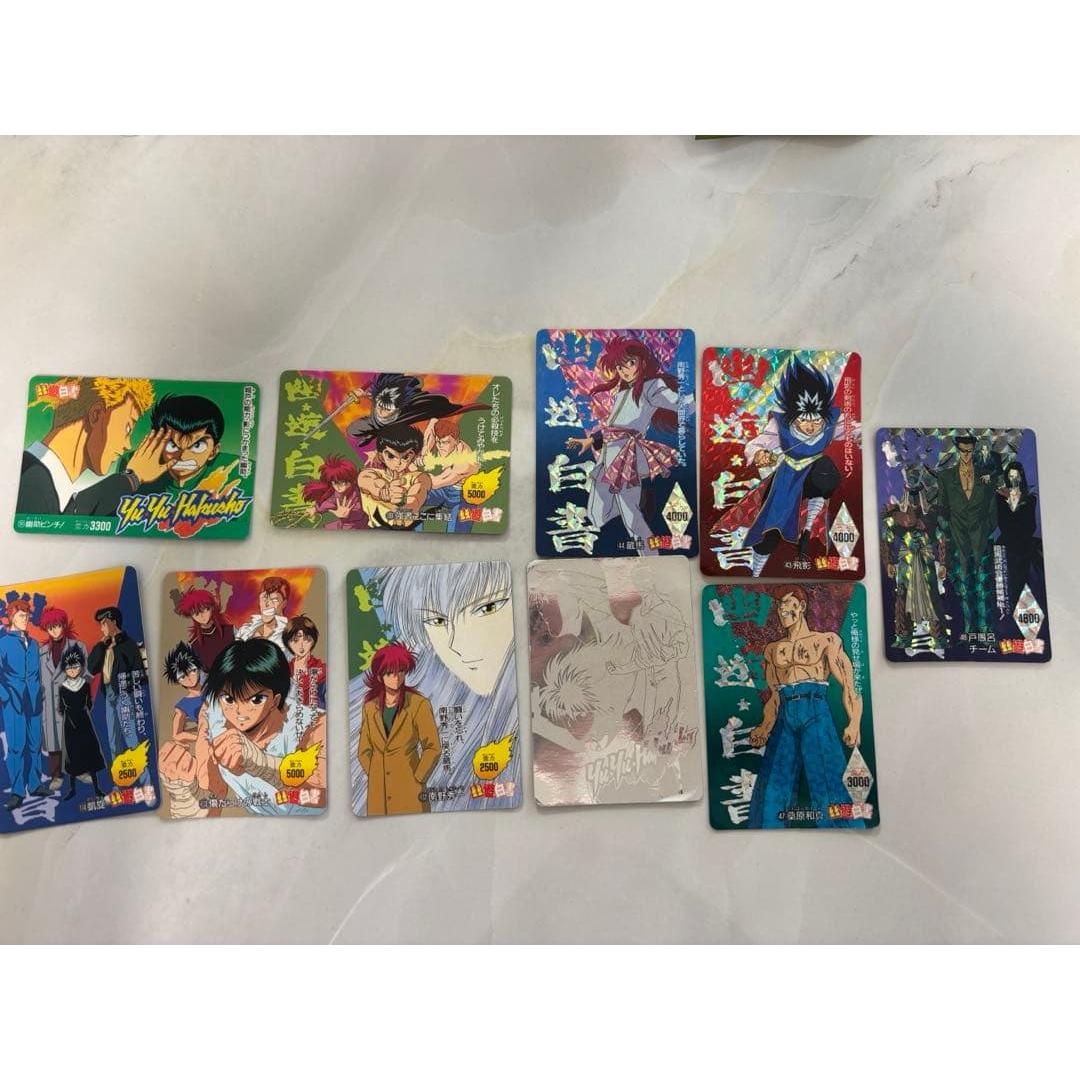 Original item Yu Yu Hakusho hologram card trading set of 10