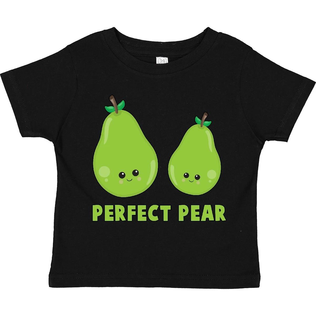 

Inktastic Perfect Pear Outfit Couple Funny Fruit Pair Toddler T-Shirt Food Humor 140