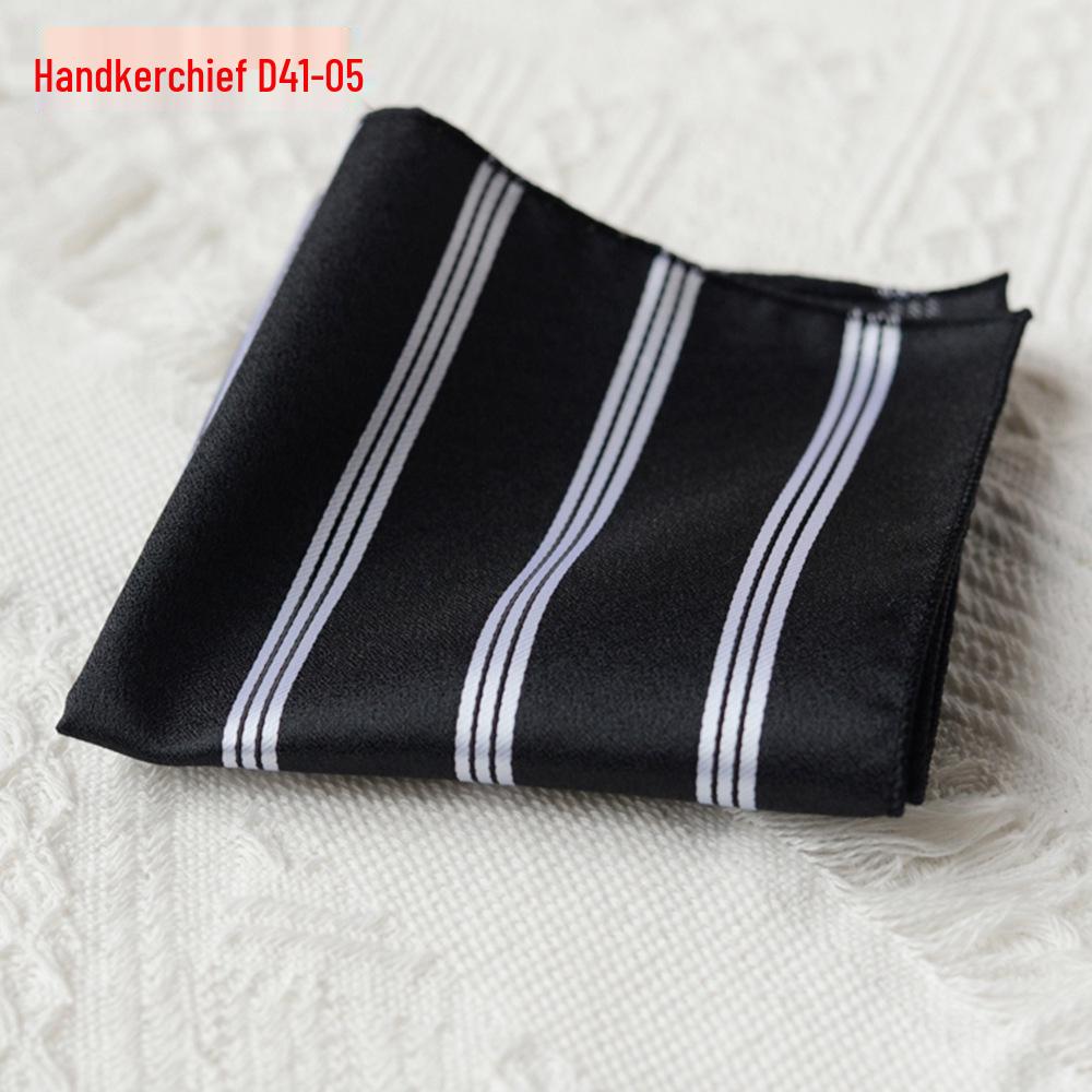 Men's Polyester Silk Pocket Square Handkerchief for Business, Formal, and Wedding Attire.