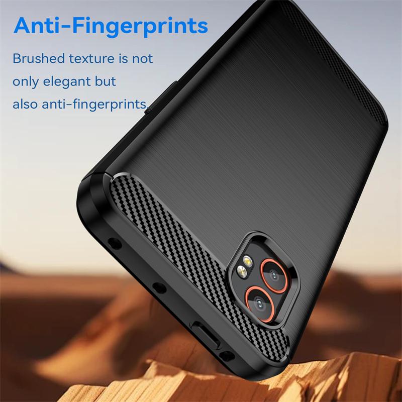 For Samsung Galaxy XCover 7 Pro Case Silicone Carbon Fiber Back Cover Samsung X Cover 7 Pro Case For Samsung X Cover 7 Pro Case