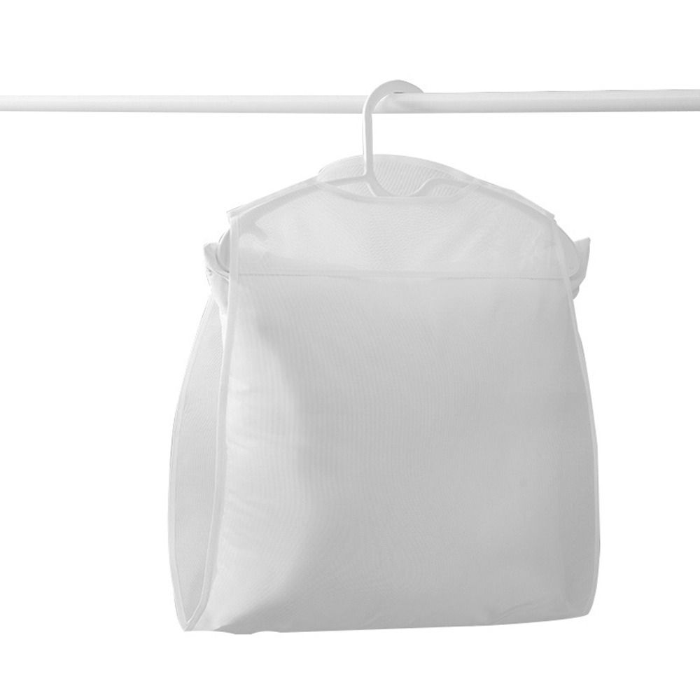 Portable Storage Pillow Drying Net Anti-dust Pillow/Doll Household Balcony Rack Mesh Breathable Clothes Drying Bag