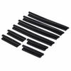 8pcs/set Car Door Side Edge Protector Strip Auto SUV Scrape Guard Bumper Handle Protective Cover Sticker Universal Auto Decal Interior Mirrors 6