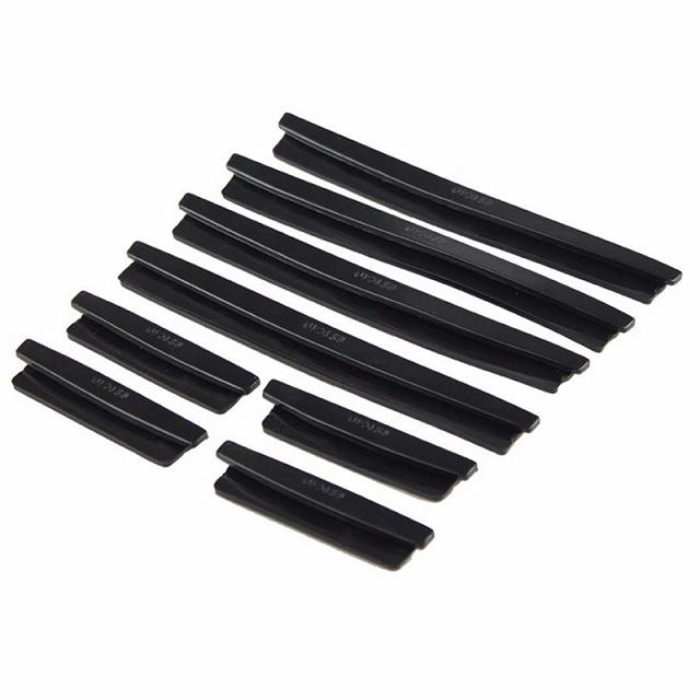 8pcs/set Car Door Side Edge Protector Strip Auto SUV Scrape Guard Bumper Handle Protective Cover Sticker Universal Auto Decal Interior Mirrors 6
