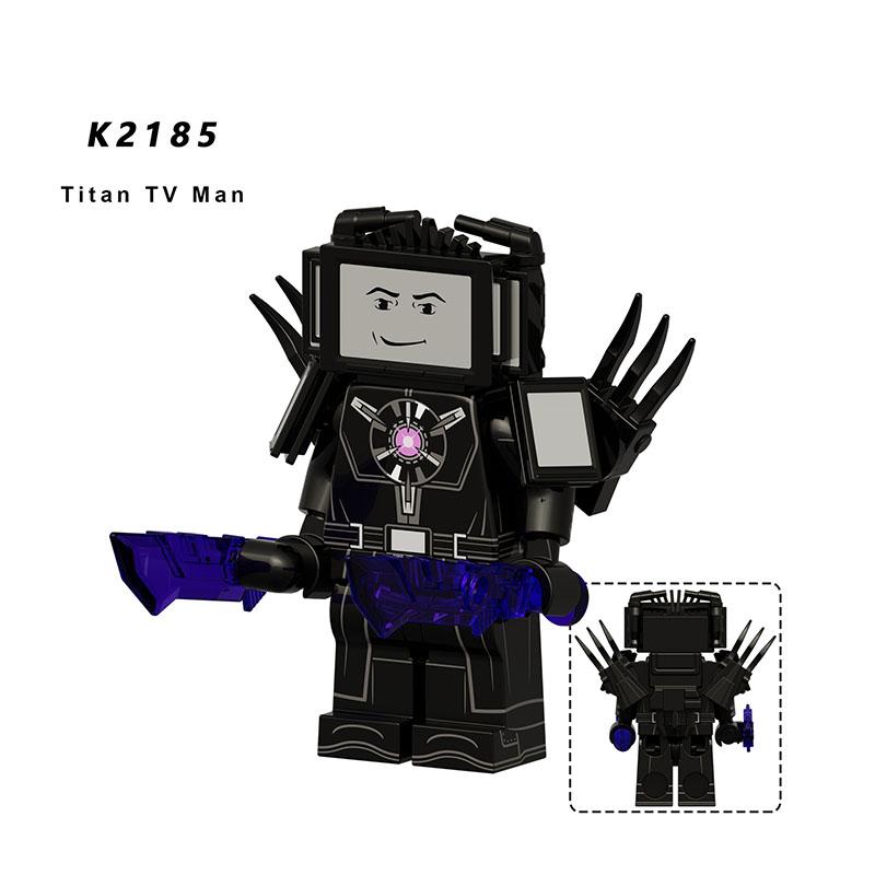 Skibidi Toalett Anime Rajzfilm Kockák Speakerman TV Ember Operatőr Akció MOC Toalett Ember vs Monitor Építőkockák A Hang