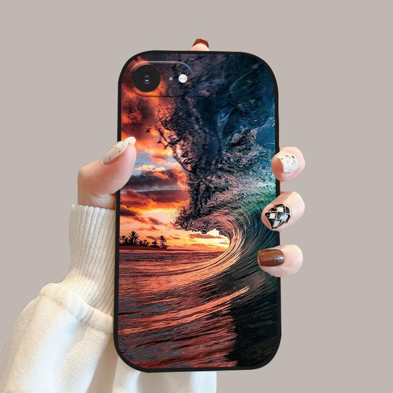 Case For iPhone 16e 5G Fashion Cartoon Soft Silicone TPU Phone Cover For iPhone SE4 Coque Apple SE 4 Shockproof Bumper Shells