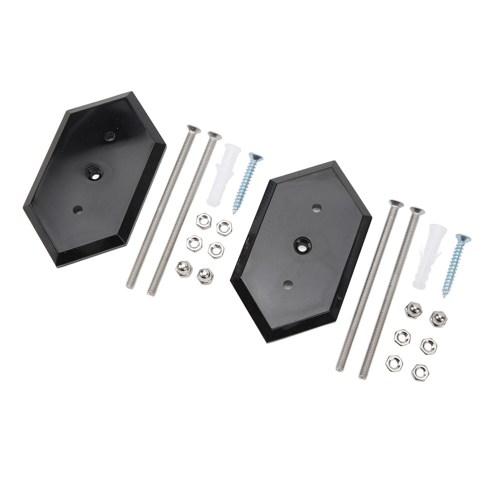 

2 Sets Skateboard Hanger Wall Mounting Deck Rack Skateboarding Display and Storage Mount Kit Black чёрный