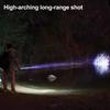USB Rechargeable Torch Mini Flashlight, 3 Lighting Modes Adjustable Focus Bright Everyday Carry Flashlight LED Portable for Camping Emergency Outdoor