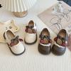 New Spring Summer Leather Shoes for Girls, Soft Soles, Non-slip, Princess Performance Dance, Baby Walking Shoes, Fashionable