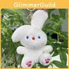 Adorable Bunny Plush And Bear Keychain Pendant With Soft Short Fur For Accessories Cute