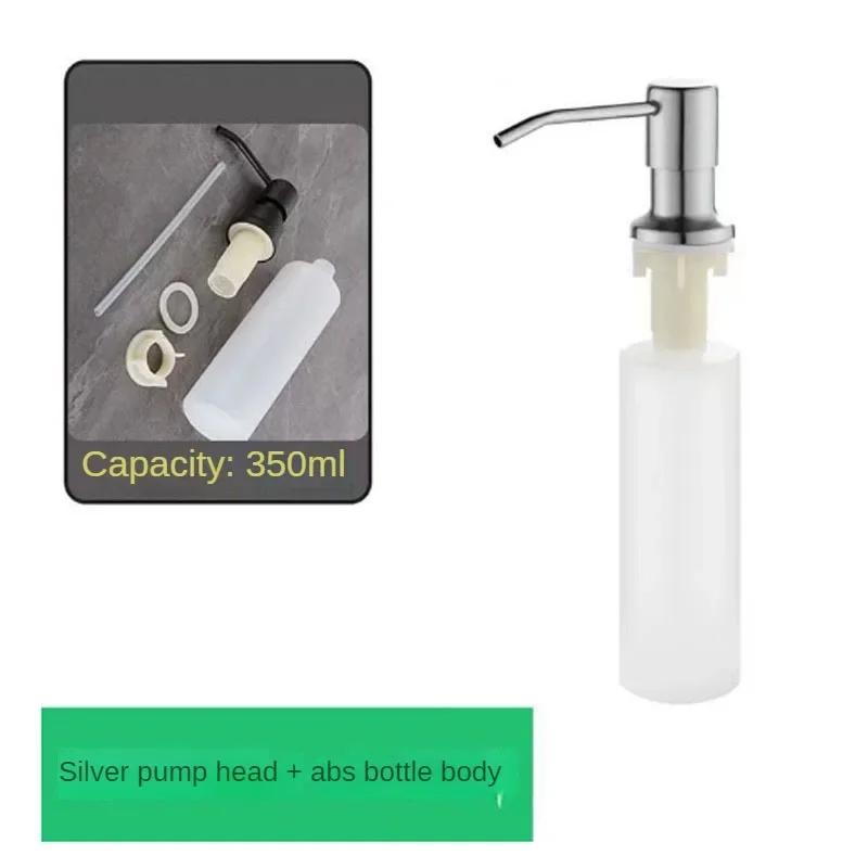 

350 мл кухонные дозаторы мыла на палубе квадратные черные дозаторы мыла кухонный встраиваемый в столешницу диспенсер серебряный