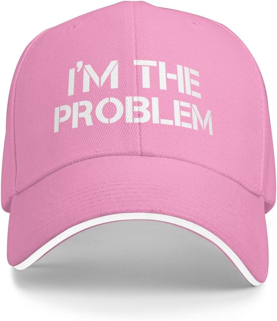 I Am The Problem Statement Baseball Cap Polyester Adjustable Dad Hat Unisex