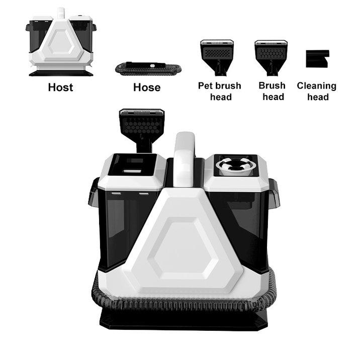 

220V Spot Cleaner 550V Powerful Carpet Cleaner Machine 14KPa Handheld Handle,Deep Cleaning Machine for Couch, Stairs, Car UK білий