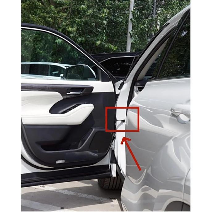Car Door Check Restrict Stop Fit for Tundra Fit for Sequoia 2006-2022 OE#68620-0C021 68620-0C022 686200C021 Strap Stopper(Front Left)