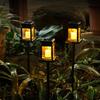 1/4/6Pcs Lamp Solar Garden Lights Outdoor Decorative Ground Insert Lantern Warm Atmosphere Solar Powered Landscape Light for Yard Christmas Decoration