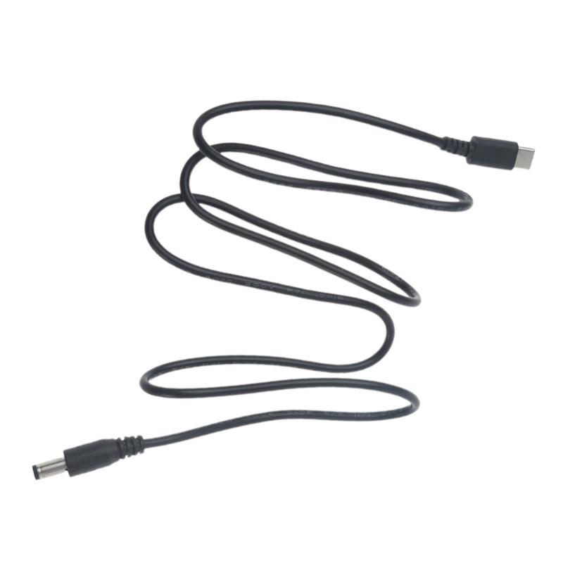 USB Type C to DC5.5x2.1mm Power Cable for Routers, Cameras Fans USB 5V9V12V1.5A Input Type C 5V9V12V3A Input