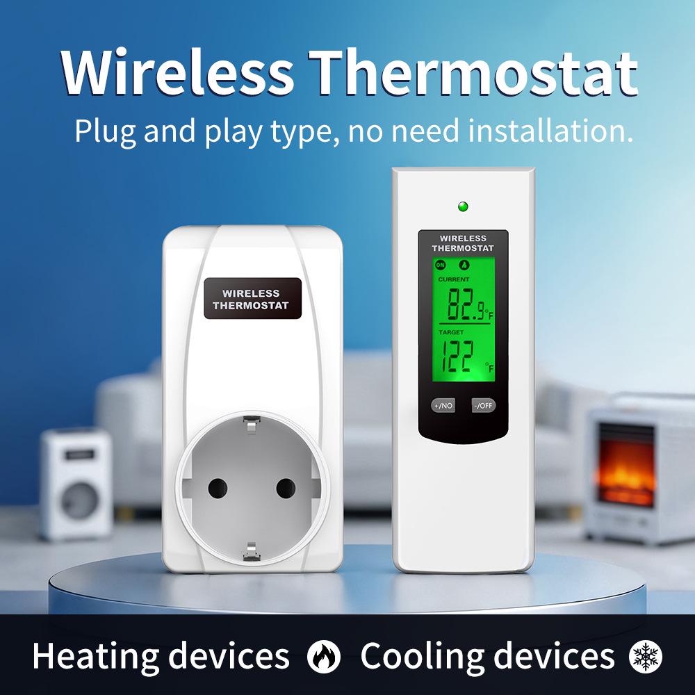 Smart Wireless Temperature Control Plug: European, British & American Standards
