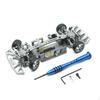 1/28 Scale RC Car Chassis Hobby Grade Metal Upgrade Frame Adjustable Wheelbase for DIY