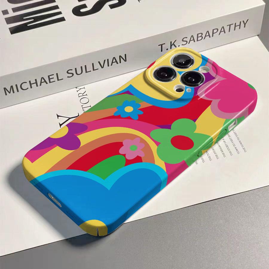 Colorful Floral Phone Case for Oppo Realme C75 C63 C65 C67 C53 C55 C35 C33 C20 C21Y C30S 9 9i 8 8i Pro Plus 4G 5G Hard PC Cover