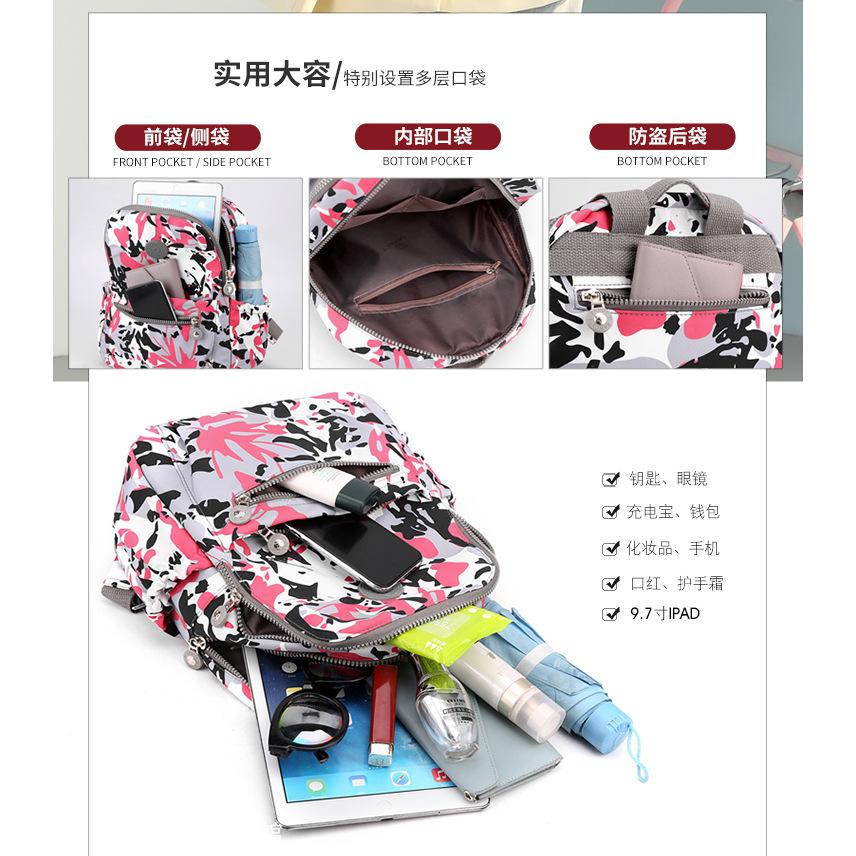 Backpack Women's Tide Ins Simple Fashion Casual Light Travel School Bag Large Capacity Versatile Backpack
