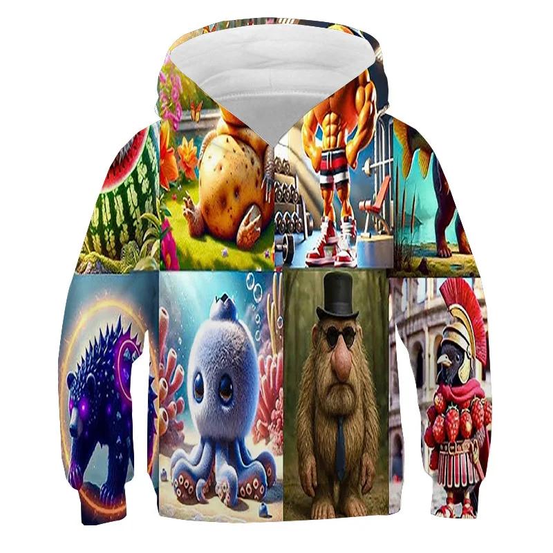 

Итальянский Маразм Шимпанзинни Бананини Повседневная Толстовка Тралалеро Тралала Свитшот Подростковая Толстовка Спортивная С Длинными Рукавами Модные Толстовки 120