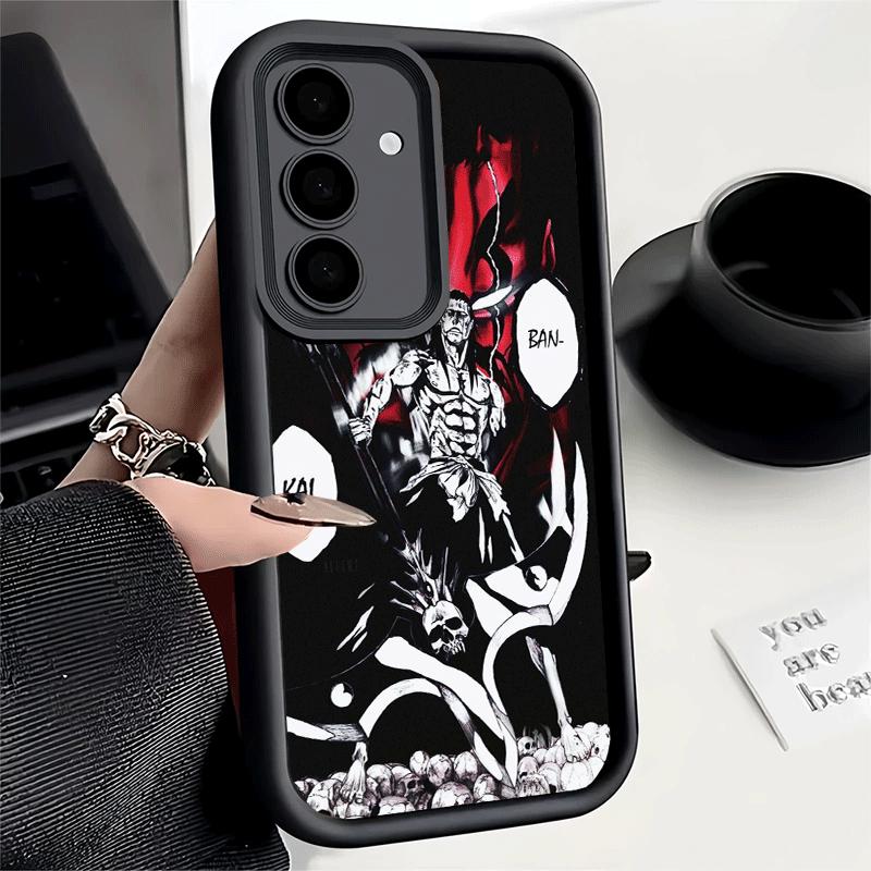 Phone Case for Samsung Galaxy A17 A16 A15 A14 A13 Bleach Zaraki Kenpachi A56 A36 A26 A55 A35 A25 A54 A34 A24 A53 A33 A23 A07 A06