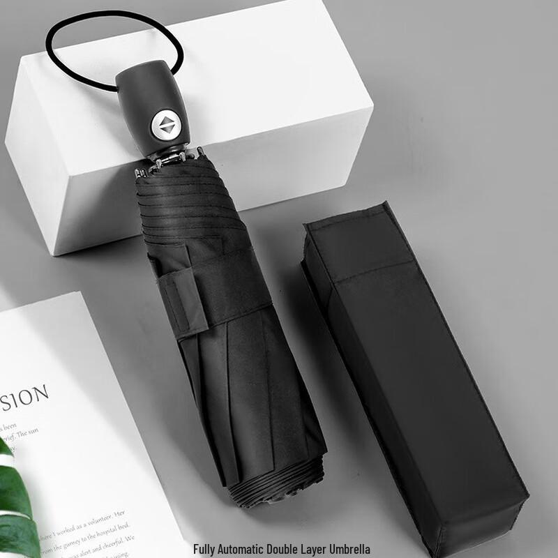OIMG Automatic Triple-Fold Windproof Business Umbrella