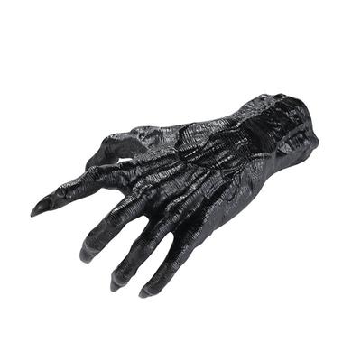 Wall-Mounted Halloween Witch Hand Holder Hanger Spooky Demon Claw Hooks Resin Sculpture Creative Horror Props Haunted House