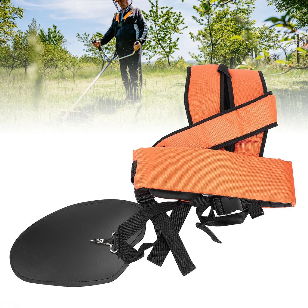 Trimmer Harness Strap Side Hanging Adjustable Double Shoulder Nylon Belt for Garden Agricultural Gra