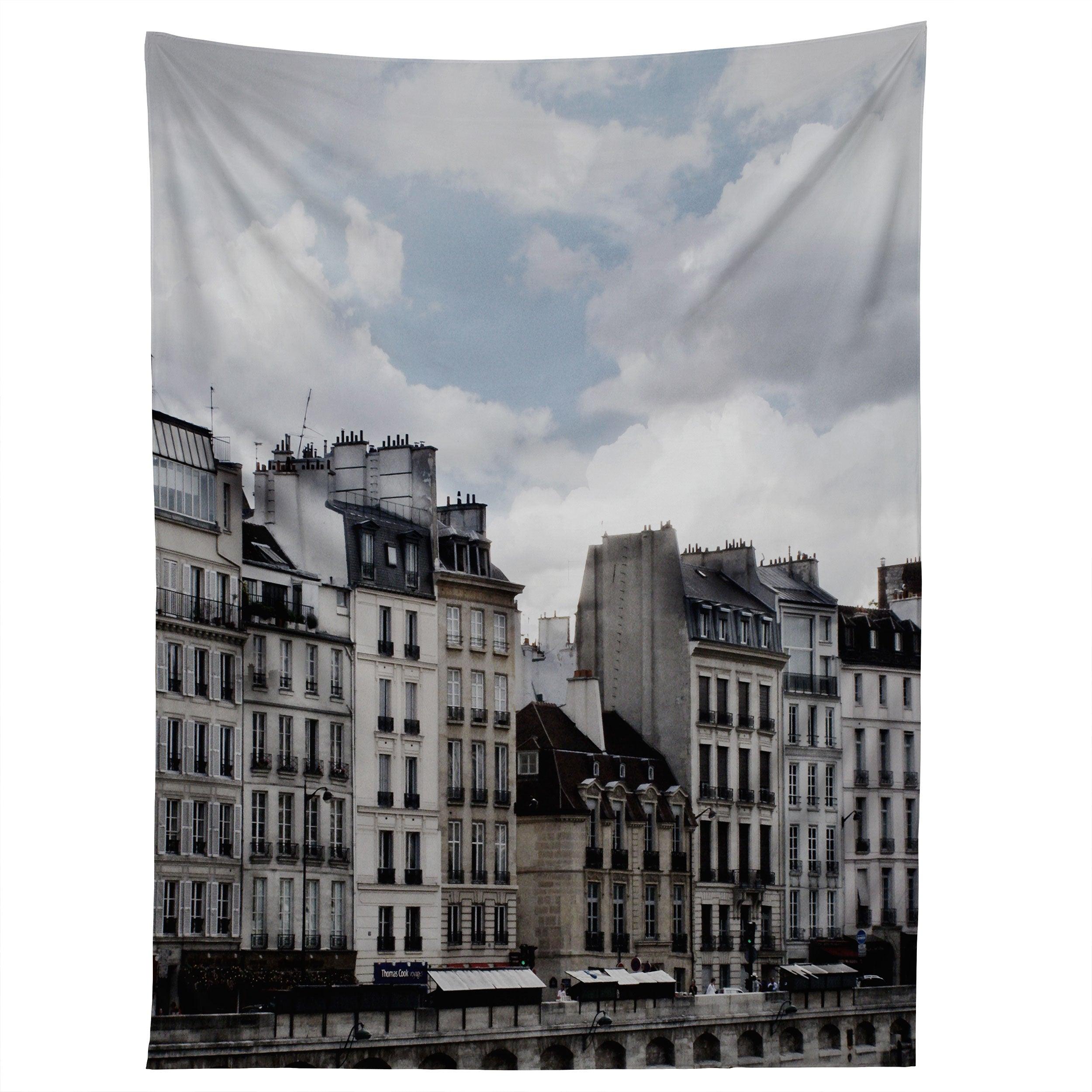 PARISIAN ROOFTOPS tapestry 75x100 чёрный