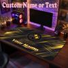 Pittsburgh Steelers Customized Name Text Mouse Pad, Large Desk Mouse Mat Personalized Home Office Present