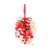 Facai Red Fruits Lucky Charm Gold&red Drop Ornaments Creative Hanging Pendent  Gift