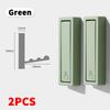 Folding Wall Hook Hidden Wall Mount Clothes Coat Rack Key Towel Bag Hanger Apartment Kitchen Bathroom Black Foldable Hook Organi