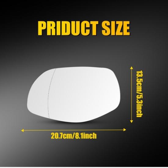 Driver Side Glass Mirror Replacement For Porsche Cayenne 2008-2010 95573103804