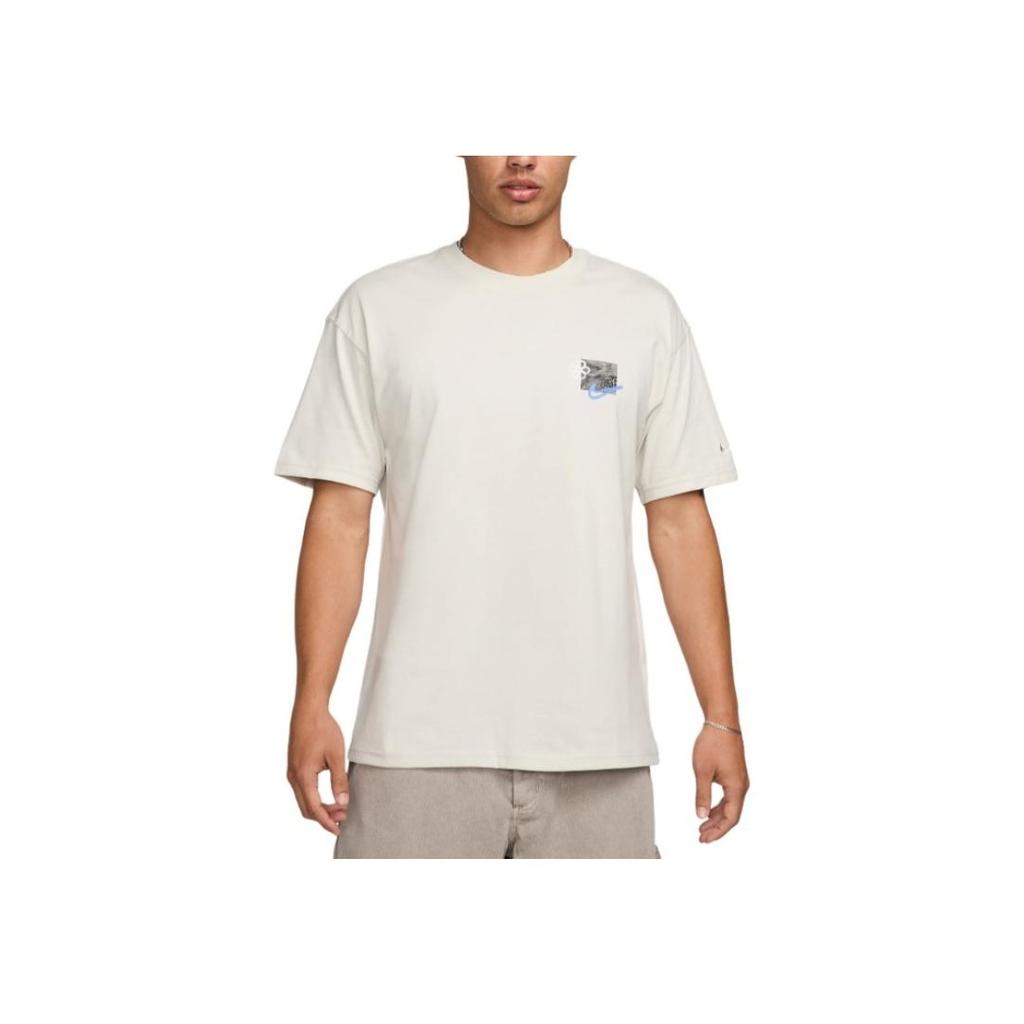 Nike Air Max 90 Soft Comfortable Casual Loose Short Sleeve T-Shirt Men Tops Light-Bone HV5038-072