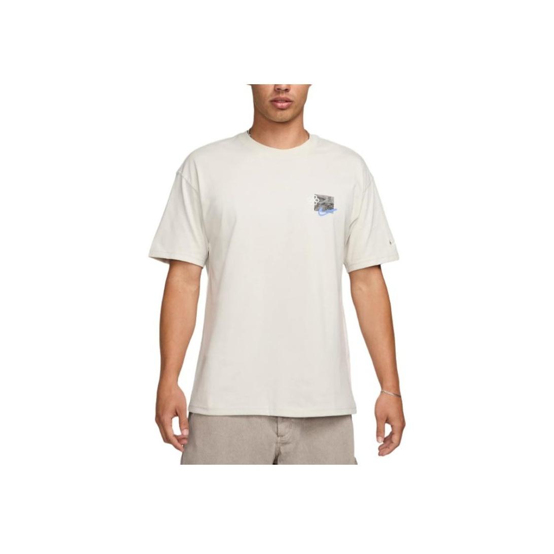 

Nike Air Max 90 Мягкая Удобная Повседневная Свободная Футболка с Коротким Рукавом Мужские Топы Светло-Костный HV5038-072 XL