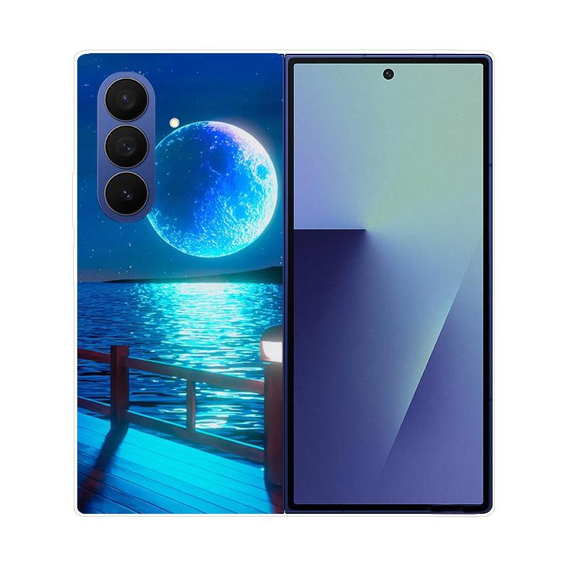 Transparent Folding Phone Case For Samsung Galaxy Z Fold 6 7 Clear Shockproof Hard PC Cover For Samsung Z Fold7 Fold6 Shell Capa