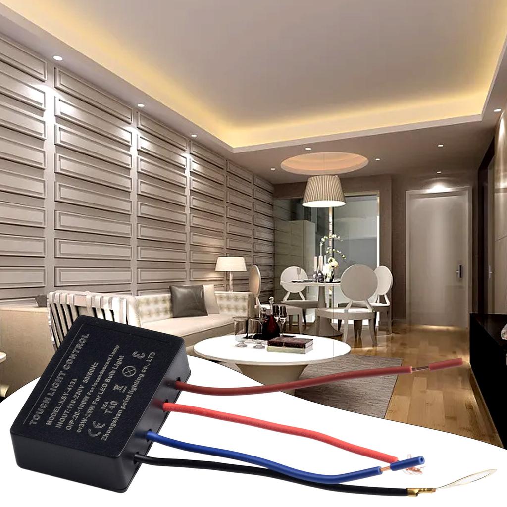 Control Dimmer Touch Switch Hotel Accessories Lighting Parts Black Incandescent Lamps Repairing Replacement Tool
