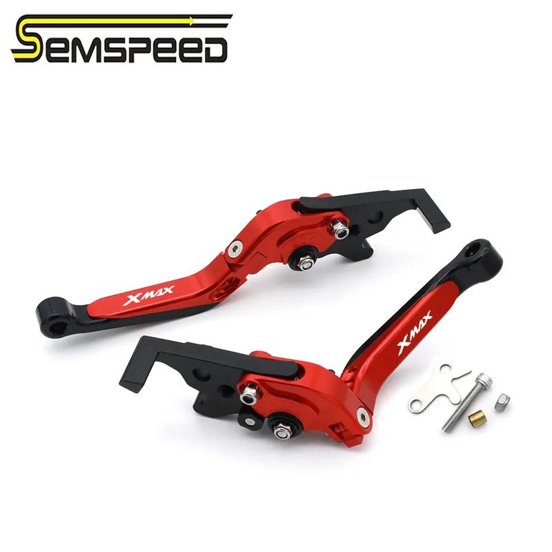 For Yamaha XMAX300/XMAX250/XMAX125/XMAX400 2023-2025 CNC Parking Brake Clutch Lever Folding Stretchable Adjustable Aluminum