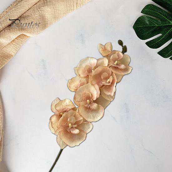 Orhidee artificiale, flori de mătase, realistă, pentru petrecere de nuntă, birou, centru de masă, decorare pentru ramură florală artificială Phalaenopsis