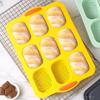 Silicone Silicone Cake Mold 9 Grids Silicone Baking Pan Food Grade Bread Loaf Pan  Baking Tool